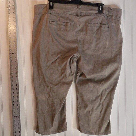 Bongo, Gray Capris 24W - Picture 3 of 5